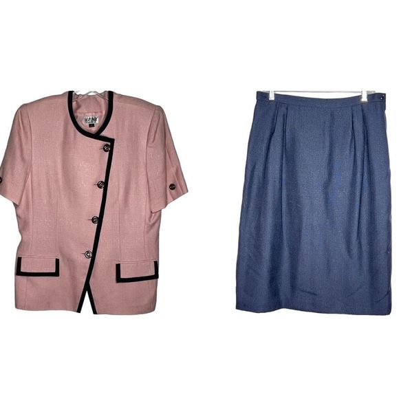 Vintage Kasper for‎ ASL Skirt Set - Picture 1 of 11